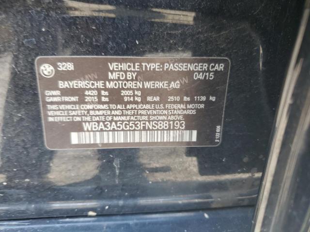 2015 BMW 328 I WBA3A5G53FNS88193
