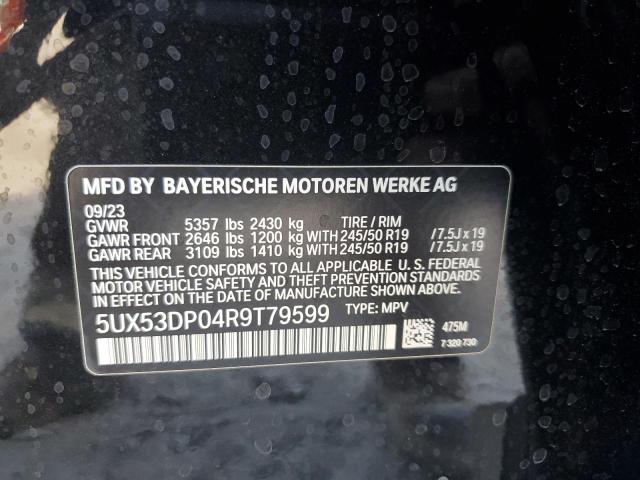 2024 BMW X3 XDRIVE3 - 5UX53DP04R9T79599