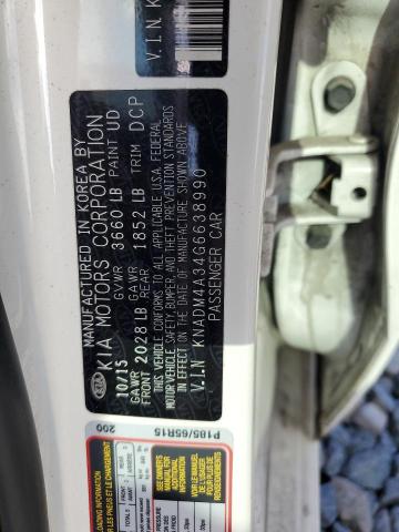 2016 KIA RIO LX - KNADM4A34G6638990