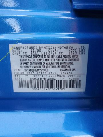 2021 NISSAN SENTRA SR 3N1AB8DV8MY219709