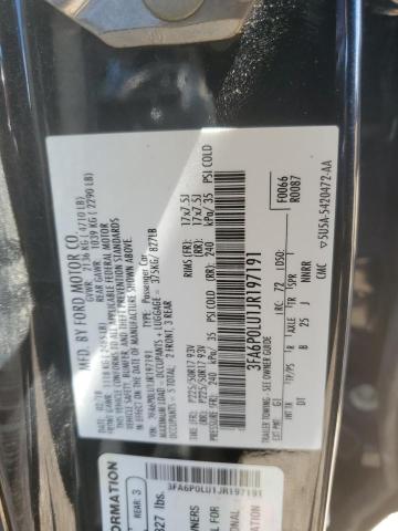2018 FORD FUSION SE HYBRID 3FA6P0LU1JR197191