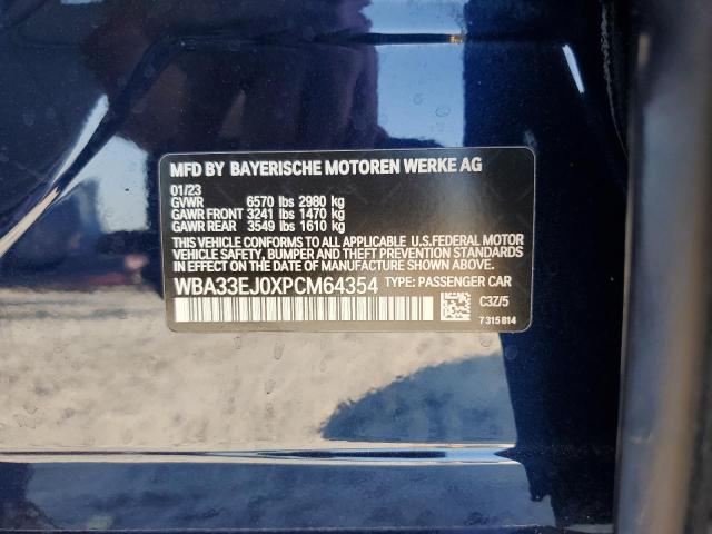2023 BMW 760 XI WBA33EJ0XPCM64354