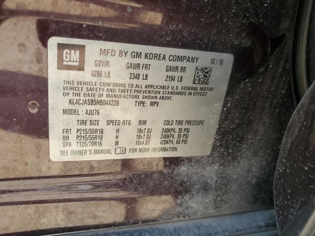 2017 BUICK ENCORE PRE - KL4CJASB5HB044228