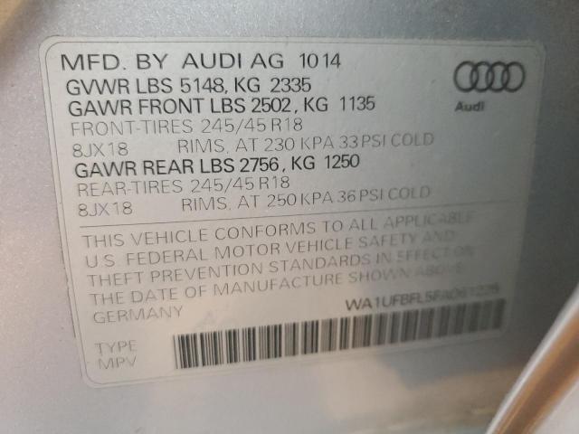2015 AUDI A4 ALLROAD PREMIUM PLUS WA1UFBFL5FA061225