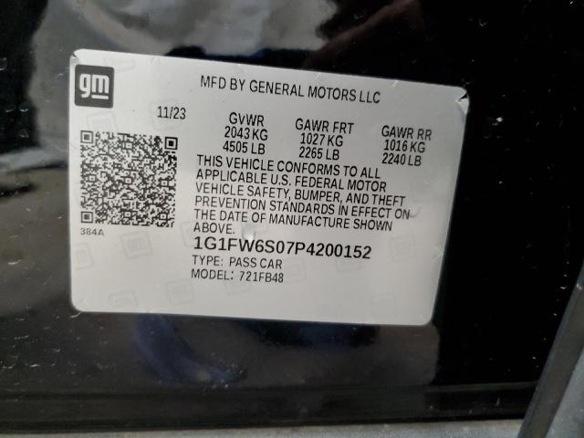 2023 CHEVROLET BOLT EV 1L 1G1FW6S07P4200152