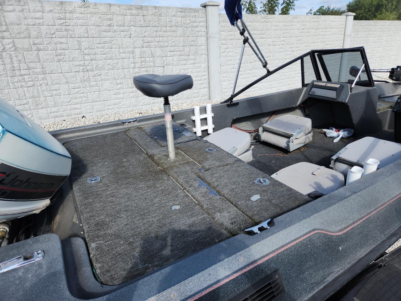 Lot #3279624773 1988 STRATOS BOAT W/TRL