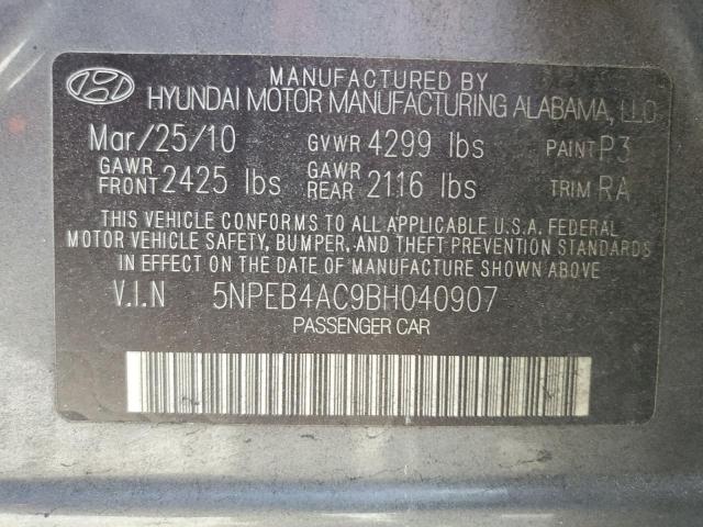 2011 HYUNDAI SONATA GLS - 5NPEB4AC9BH040907