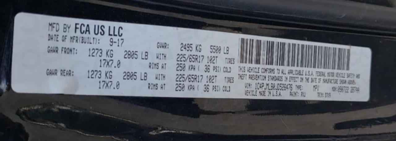 JEEP GRAND CHEROKEE LATITUDE PLUS