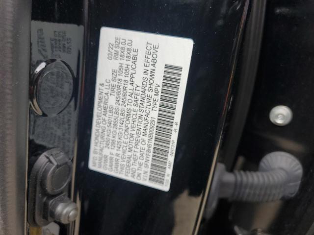 2022 HONDA PASSPORT TRAIL SPORT 5FNYF8H61NB009291