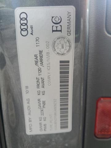 2019 AUDI A5 PREMIUM - WAUBNCF58KA009232