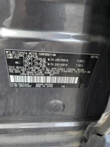 2016 TOYOTA RAV4 LIMITED #3308282159