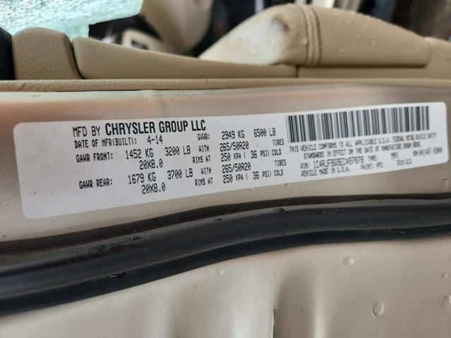 2014 JEEP GRAND CHER - 1C4RJFBG9EC497878