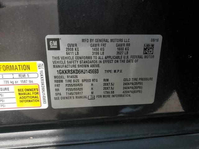 2017 GMC ACADIA LIM 1GKKRSKD6HJ145693