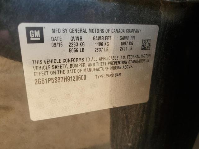 2017 CADILLAC XTS PREMIUM LUXURY 2G61P5S37H9120600