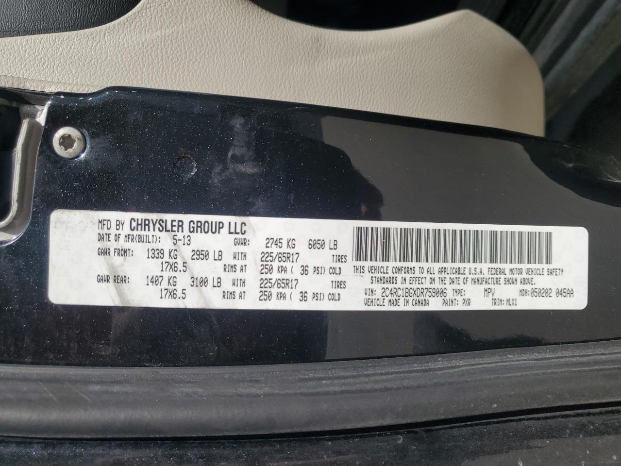 CHRYSLER TOWN & COUNTRY TOURING