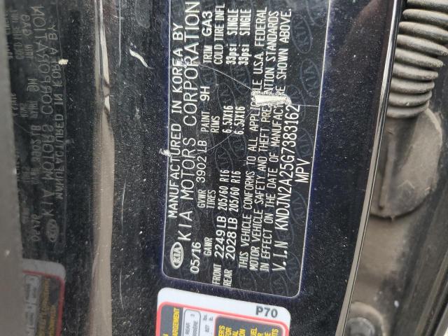 2016 KIA SOUL KNDJN2A25G7383162