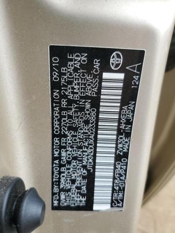 2010 TOYOTA PRIUS - JTDKN3DUXA0233880
