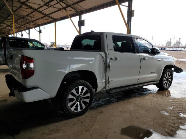 TOYOTA TUNDRA CRE 2021 white  gas 5TFFY5F19MX292356 photo #4