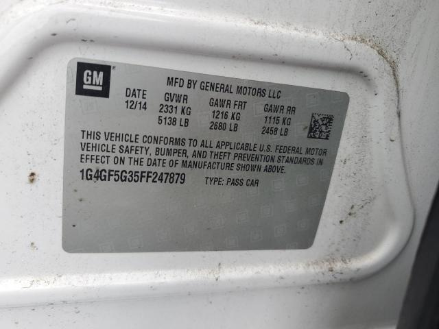 2015 BUICK LACROSSE P 1G4GF5G35FF247879