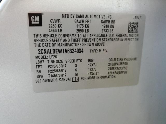 2010 CHEVROLET EQUINOX LS - 2CNALBEW1A6324034