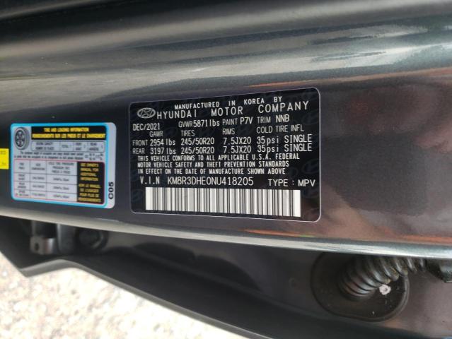 2022 HYUNDAI PALISADE S KM8R3DHE0NU418205