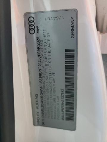 2017 AUDI A3 E-TRON WAUUPBFF8HA137582