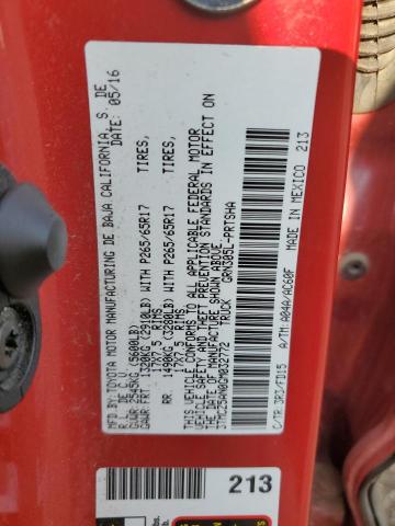 2016 TOYOTA TACOMA DOU 3TMCZ5AN0GM032772