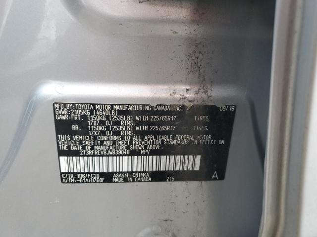 2018 TOYOTA RAV4 ADVEN 2T3RFREV8JW839048