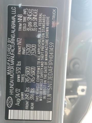2023 HYUNDAI SANTA CRUZ 5NTJEDAF1PH041459