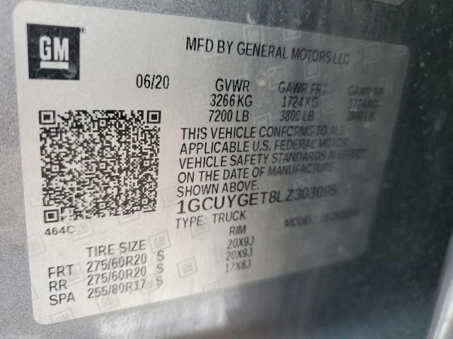 2020 CHEVROLET SILVERADO #3284881022