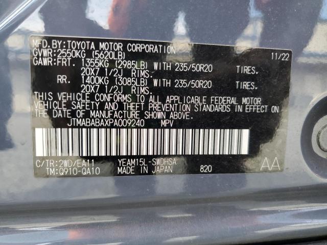 2023 SUBARU SOLTERRA P JTMABABAXPA009240