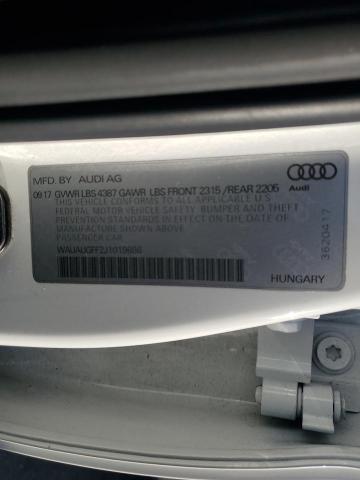 2018 AUDI A3 PREMIUM WAUAUGFF2J1019686