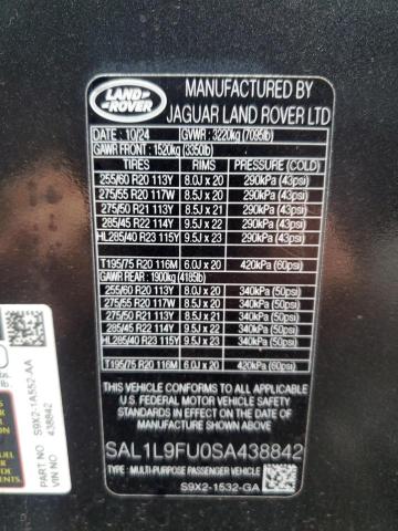 2025 LAND ROVER RANGE ROVER SPORT DYNAMIC SE SAL1L9FU0SA438842