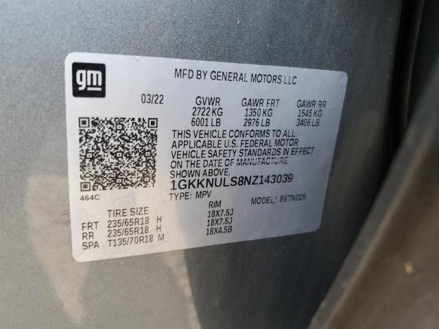 2022 GMC ACADIA SLT #3292354297