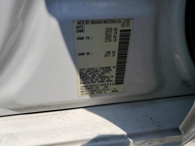 2015 NISSAN ALTIMA 1N4AL3AP2FC269333