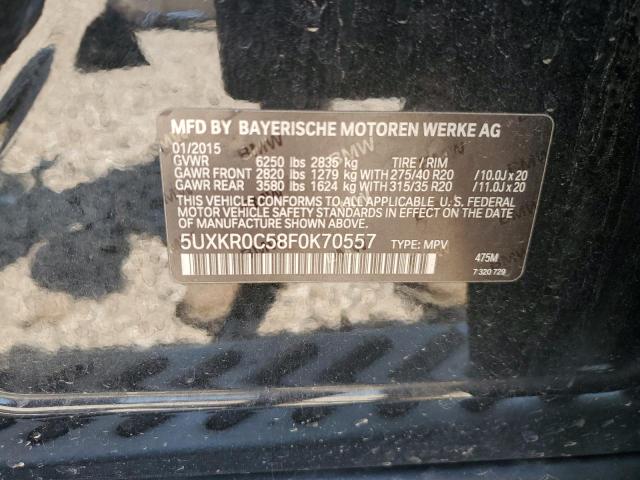 2015 BMW X5 XDRIVE3 - 5UXKR0C58F0K70557