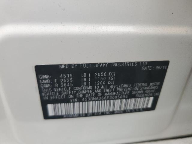 2015 SUBARU LEGACY 2.5 4S3BNAD66F3005094