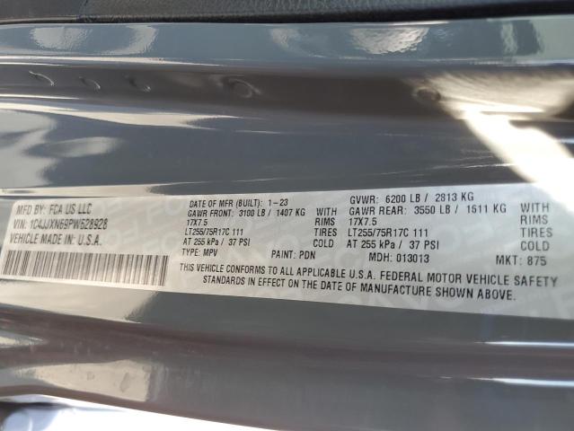 2023 JEEP WRANGLER 4 1C4JJXN69PW628928