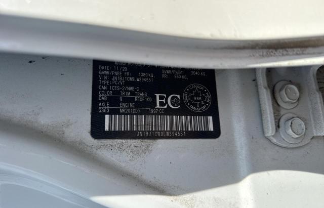 2020 NISSAN ROGUE SPOR JN1BJ1CW9LW394551