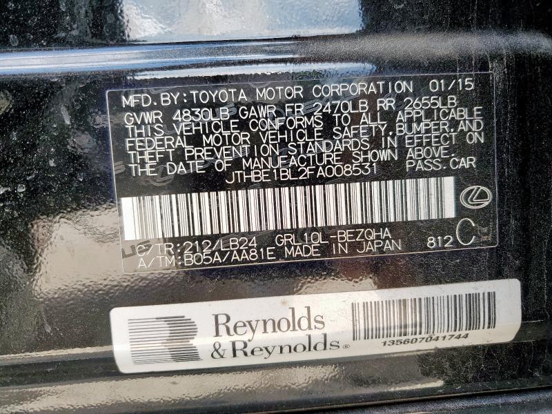 2015 LEXUS GS 350 JTHBE1BL2FA008531