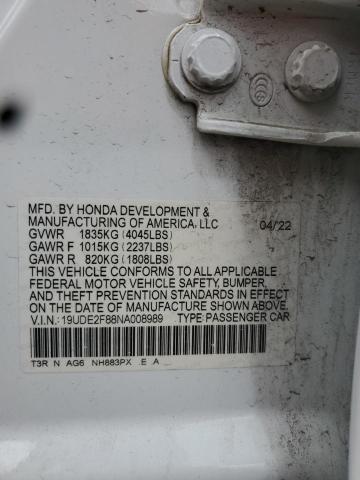 2022 ACURA ILX PREMIU 19UDE2F88NA008989