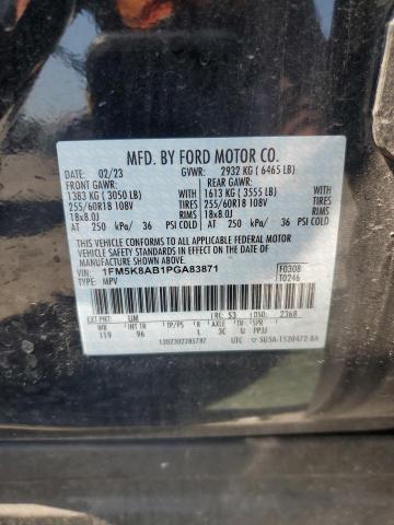 2023 FORD EXPLORER P 1FM5K8AB1PGA83871