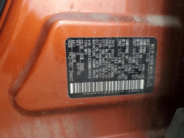 2021 NISSAN ROGUE SL JN8AT3CA8MW008906