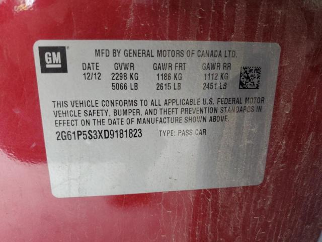 2013 CADILLAC XTS LUXURY COLLECTION - 2G61P5S3XD9181823