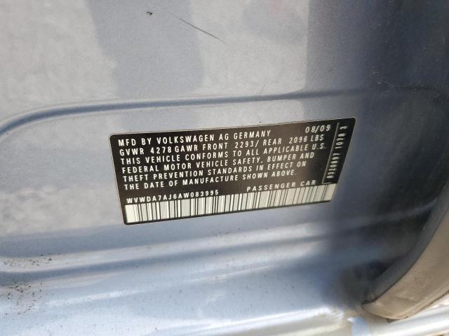 2010 VOLKSWAGEN GOLF - WVWDA7AJ6AW083995