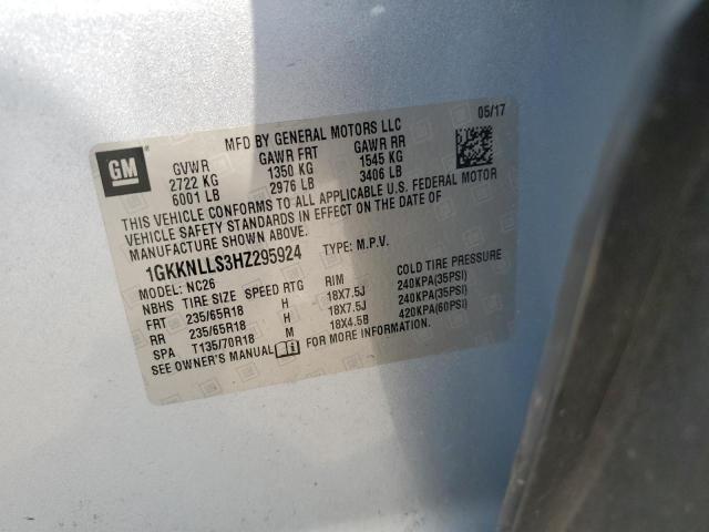 2017 GMC ACADIA SLE 1GKKNLLS3HZ295924