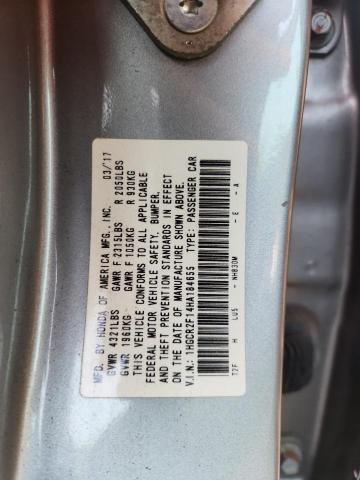 2017 HONDA ACCORD SPORT SPECIAL EDITION 1HGCR2F14HA184655