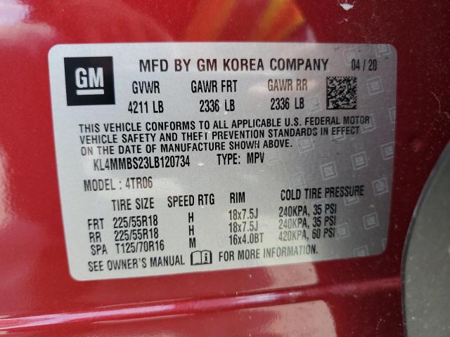 2020 BUICK ENCORE GX KL4MMBS23LB120734