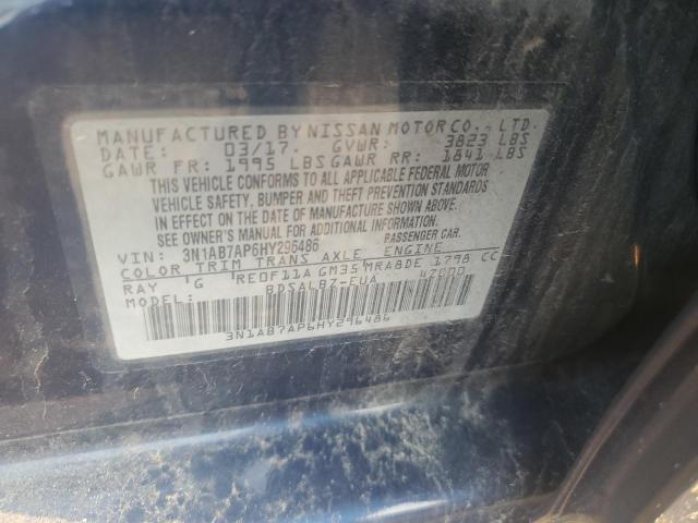 2017 NISSAN SENTRA S - 3N1AB7AP6HY296486