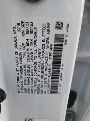 2018 HONDA CR-V EXL 2HKRW2H80JH684161